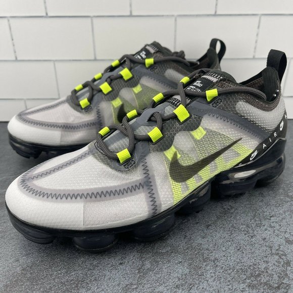 Nike Air Vapormax 2019 Mens 7 Running Shoes Atmosphere Grey Black Womens 8.5 - Picture 3 of 12